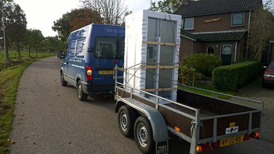 afleveren en installeren